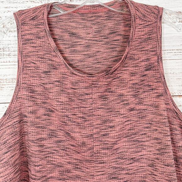 Zyia Active Heathered Pink Infinity Crop Tank, EUC, Size Medium, MSRP $47 - Picture 4 of 11